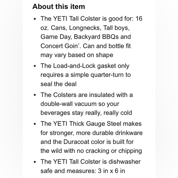 NWT-YETI Rambler Colster Tall Can Insulator-Limited Edition Color Nordic Purple - Picture 12 of 12